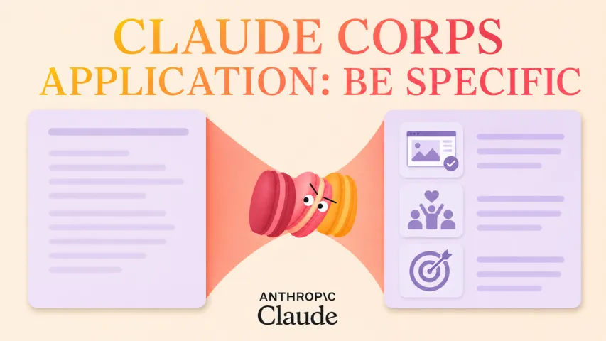 How to Apply for Claude Corps Without Generic Answers