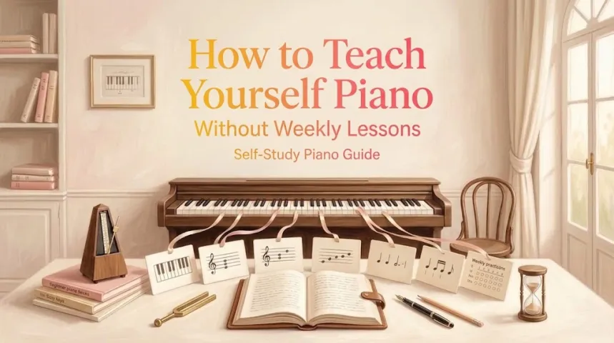 How to Teach Yourself Piano Without Weekly Lessons