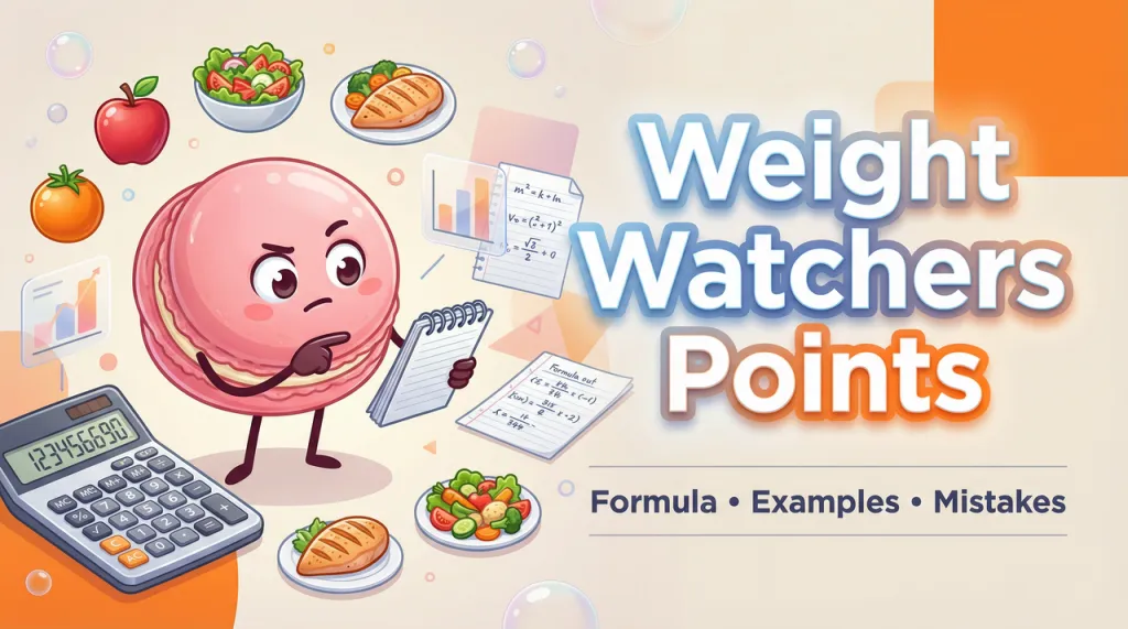 How Weight Watchers Points Work (Formula, Examples, and Mistakes)
