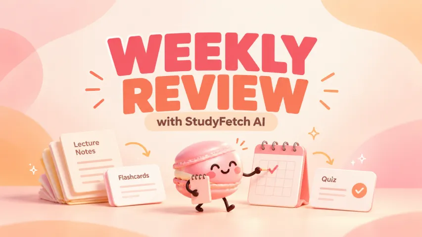 How to Use Study Fetch AI for Weekly Course Review