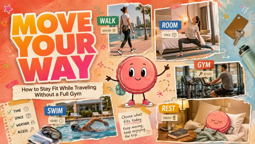 How to Stay Fit While Traveling Without a Full Gym