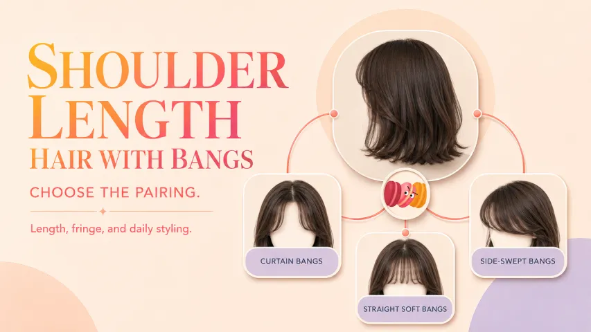 Shoulder-Length Hair With Bangs: Choose the Pairing