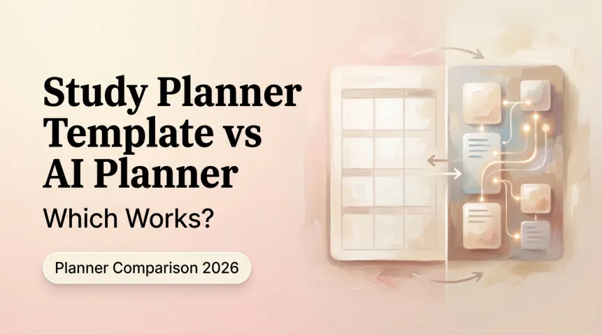 Study Planner Template vs AI Planner: Which Works?