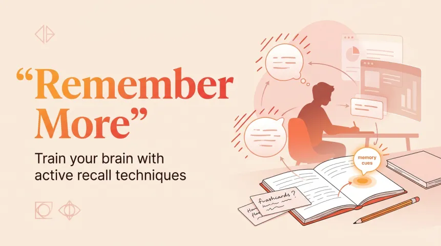 Active Recall Studying: How to Remember More