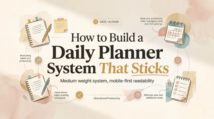 How to Build a Daily Planner System That Sticks