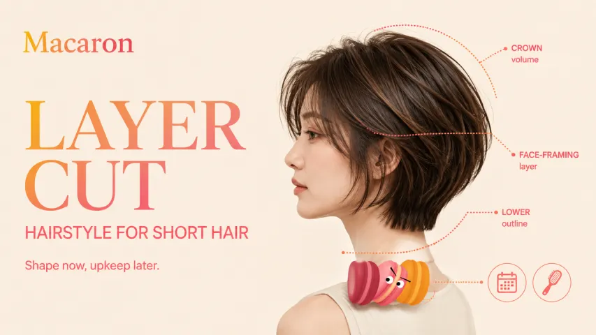 Layer Cut Hairstyle for Short Hair: Shape and Upkeep