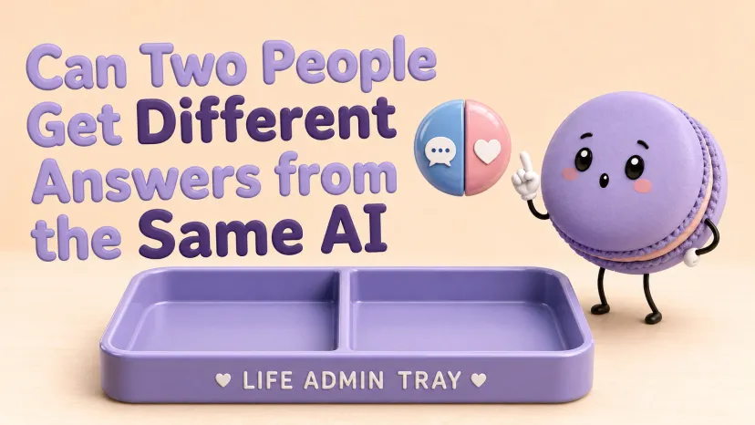 Can Two People Get Different Answers from the Same AI Assistant? Can Two People Get Different Answers from the Same AI Assistant?