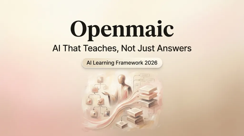 What Is Openmaic? AI That Teaches, Not Just Answers