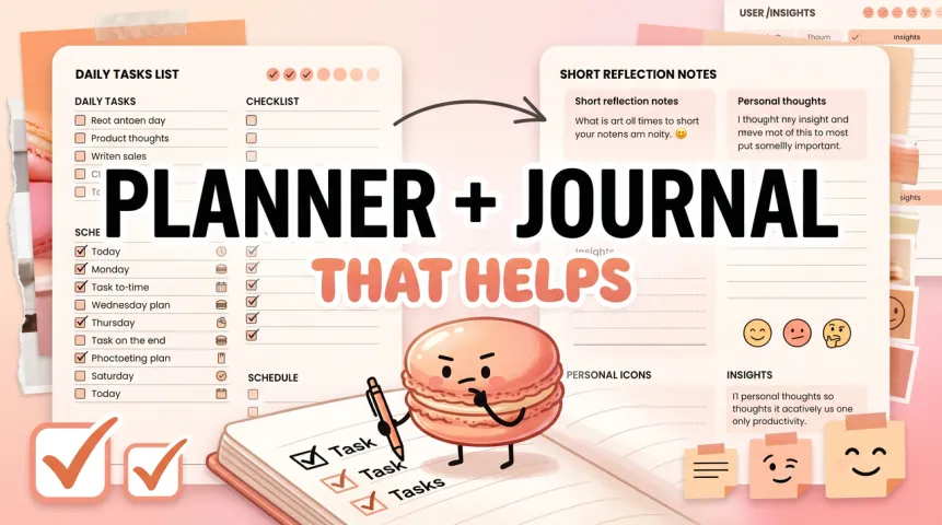 Daily Planner and Journal That Helps