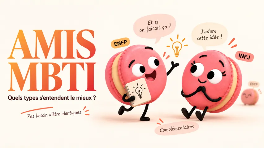 Amitié MBTI : quels types font les meilleurs amis ?